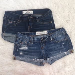 Set of 2 Hollister Denim Shorts
